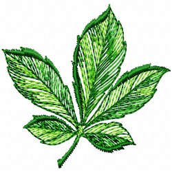 Flowers And Tree Embroidery Design 1